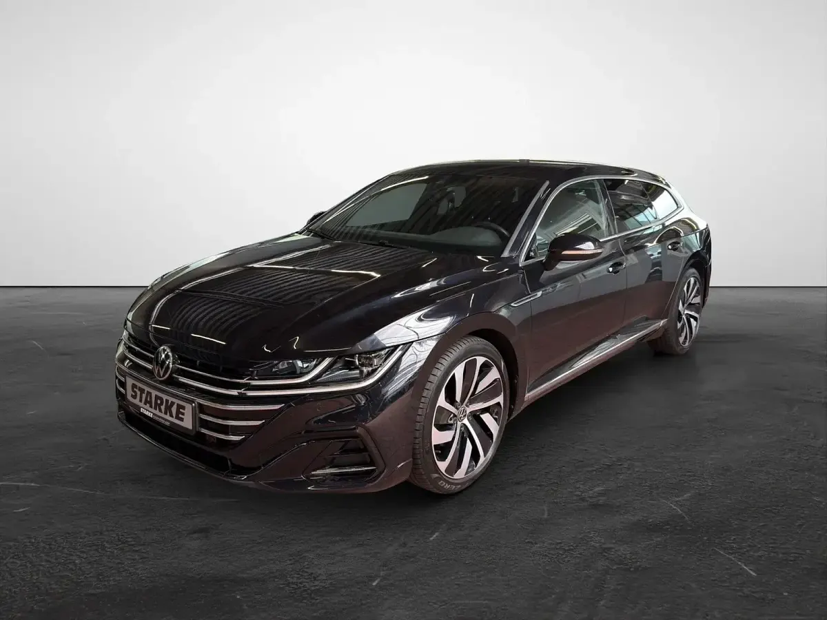 Gebraucht VW Arteon R-line 200 PS (147 kW) 2021 Deep black perleffekt (metallic) Kombi