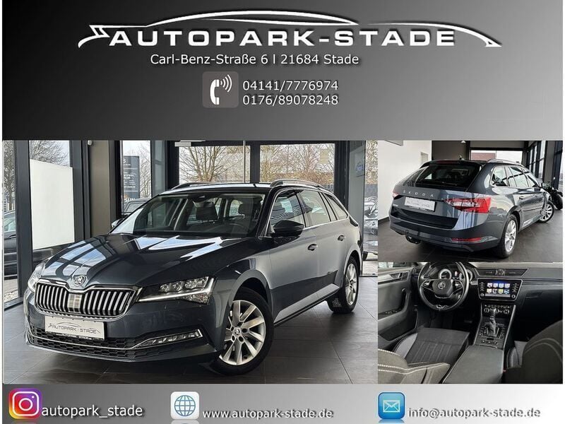 Quarzgrau metallic Gebraucht 2020 Skoda Superb Style Kombi | 17.999 € (Guter Preis) - Bild 1/4