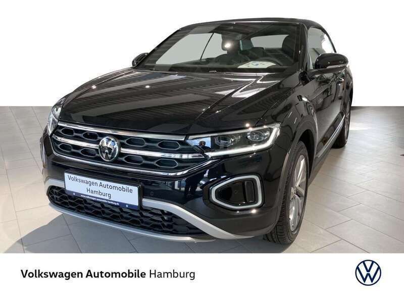 Schwarz (deep black perleffekt schwarz) Neu 2025 VW T-Roc Cabriolet Style Cabrio | 46.680 € (Fairer Preis) - Bild 1/4