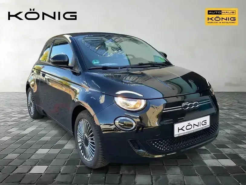 Gebraucht Fiat 500e Icon 86 kW (118 PS) 2022 Schwarz Cabrio