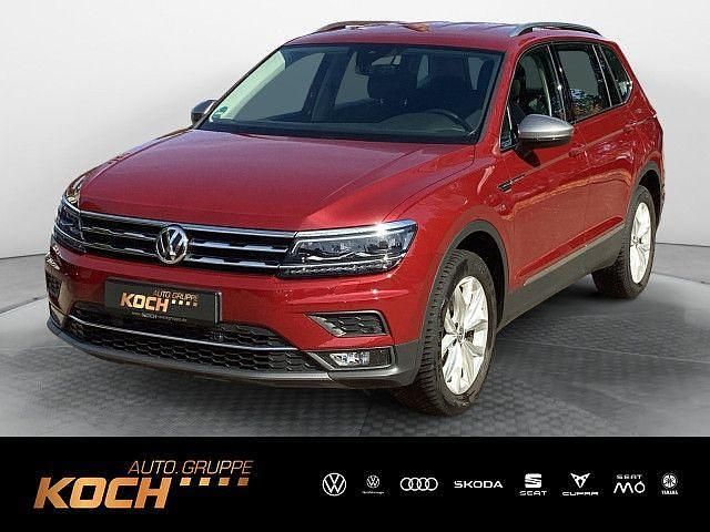 Ruby red metallic Gebraucht 2021 VW Tiguan Allspace Highline SUV | 28.460 € (Guter Preis) - Bild 1/4