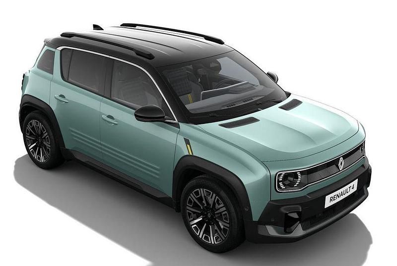 Ny Renault 4 E-Tech Iconic 110 kW (150 HK) 2026 Grøn SUV