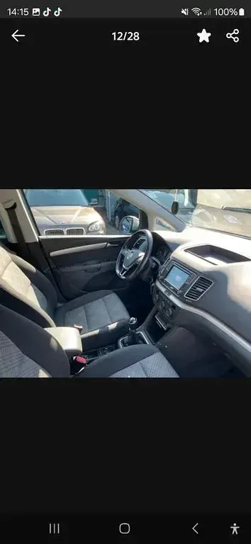 Gebraucht VW Sharan Trendline 116 PS (85 kW) 2017 Silber Van / Kleinbus
