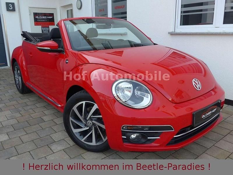 Rot Gebraucht 2018 VW Beetle Sound Cabrio | 25.370 € (Etwas zu teuer) - Bild 1/3