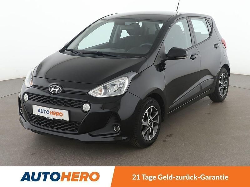 Schwarz Gebraucht 2018 Hyundai i10 Blackline Kleinwagen | 12.280 € (Fairer Preis) - Bild 1/3