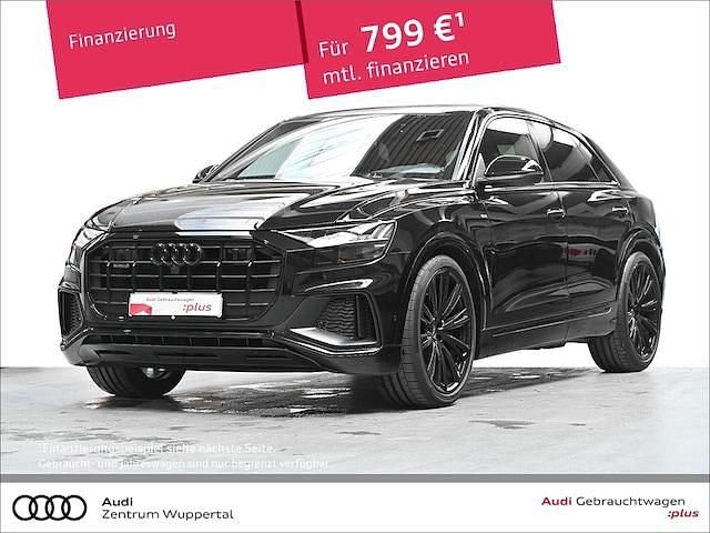 Mythosschwarz metallic Gebraucht 2023 Audi Q8 Ambiente SUV | 70.599 € (Fairer Preis) - Bild 1/3