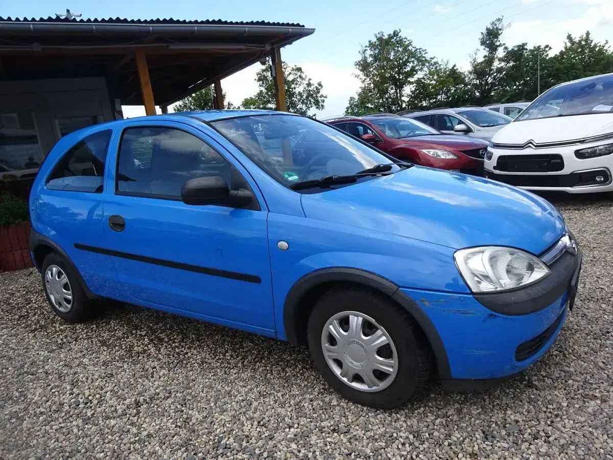 Gebraucht Opel Corsa 58 PS (42 kW) 2002 Blau Kleinwagen