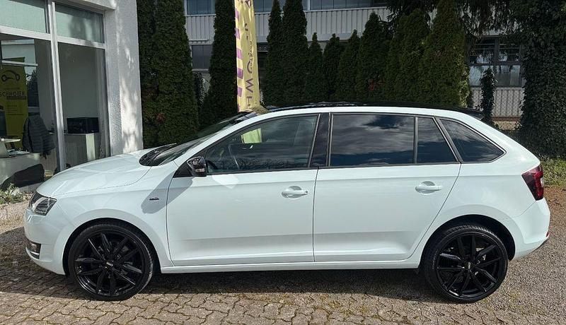 Gebraucht Skoda Rapid Clever 116 PS (85 kW) 2017 Weiß Kleinwagen