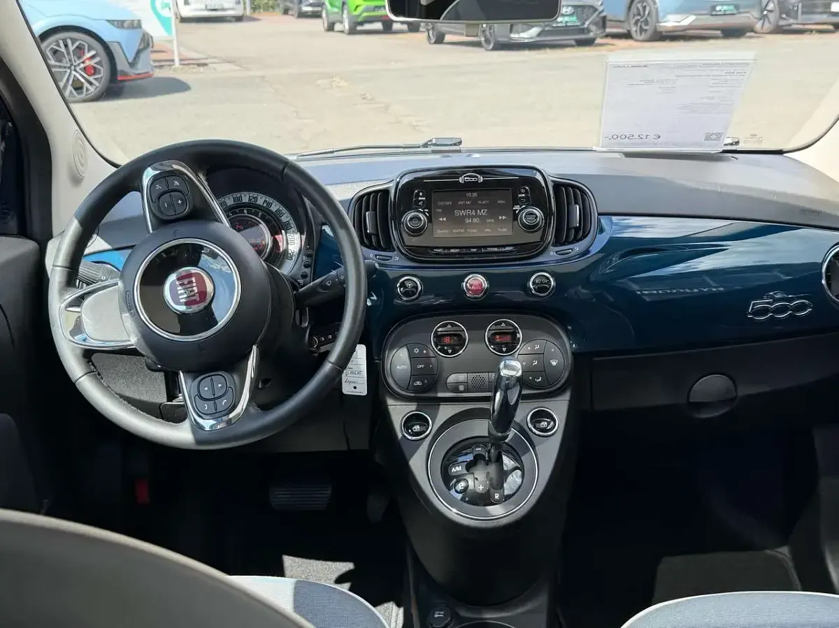 Gebraucht Fiat 500 Lounge 69 PS (50 kW) 2018 Blau Kleinwagen