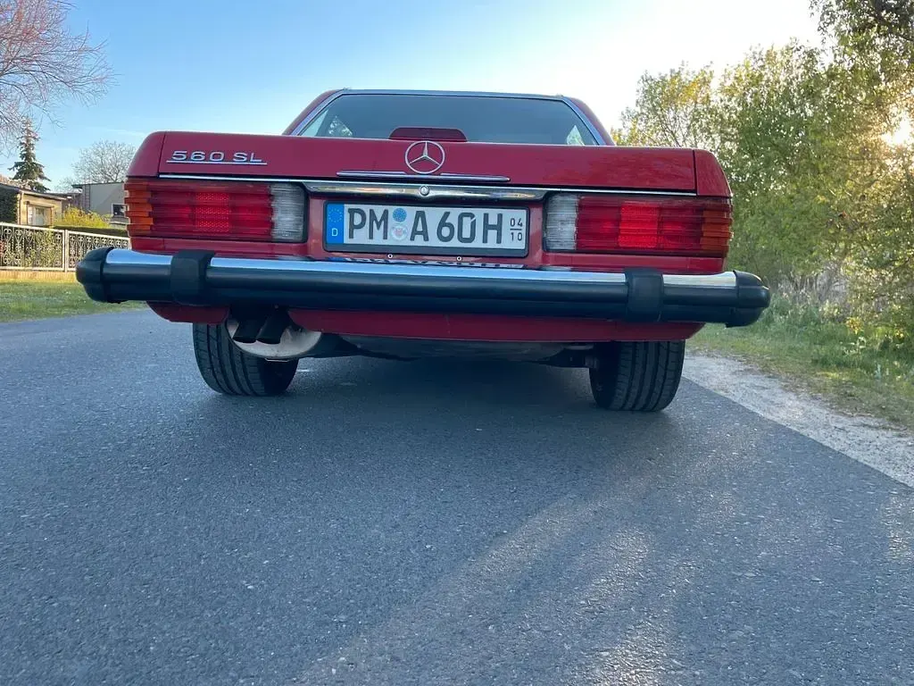 Gebraucht Mercedes 560 227 PS (166 kW) 1989 Rot Cabrio