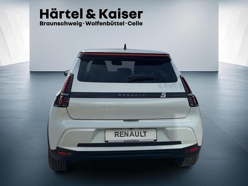 Neu Renault 5 E-Tech Komfort 11 kW (15 PS) 2025 Perlmuttweiß mit dach in black pearlschwarz (schwarz)