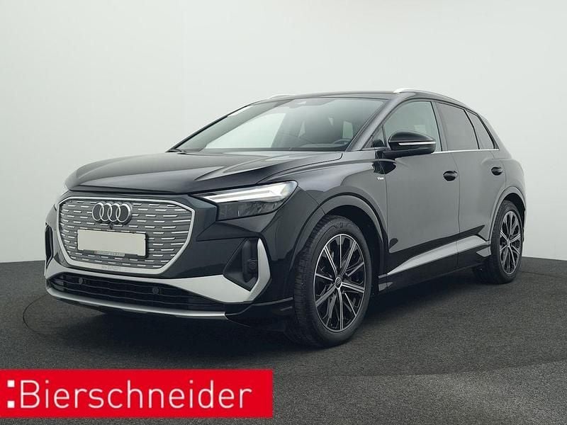 Schwarz Gebraucht 2022 Audi Q4 e-tron S-Line SUV | 30.450 € (Guter Preis) - Bild 1/3