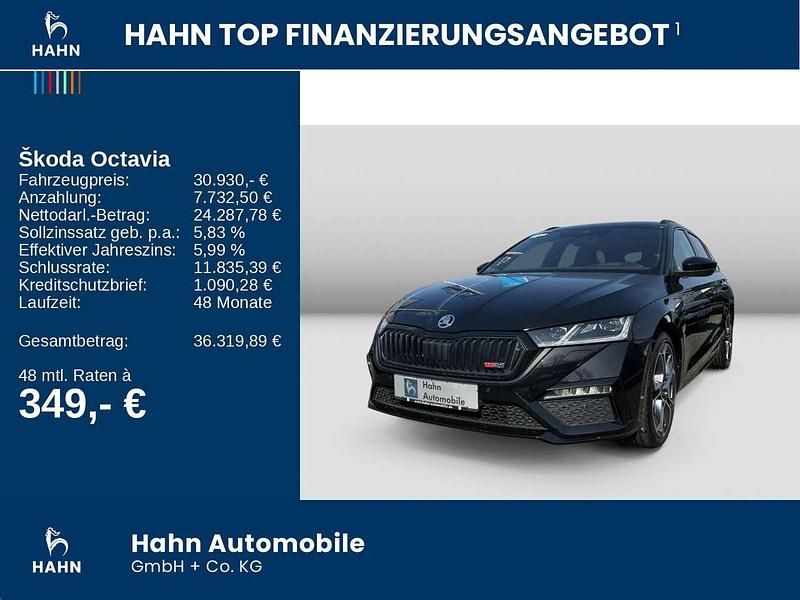 Gebraucht Skoda Octavia RS 245 PS (180 kW) 2023 Schwarz Kombi