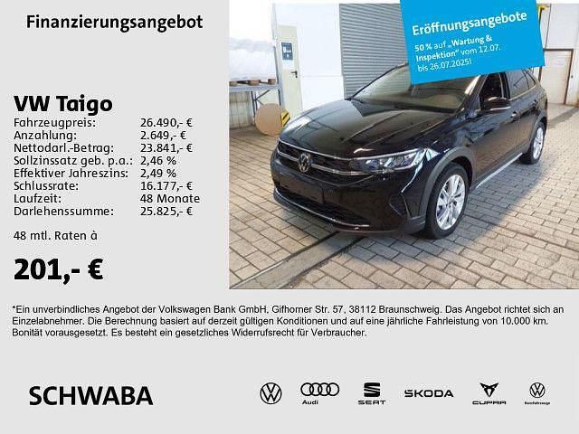 Deep black perleffekt Gebraucht 2024 VW Taigo Life SUV | 26.490 € (Fairer Preis) - Bild 1/4