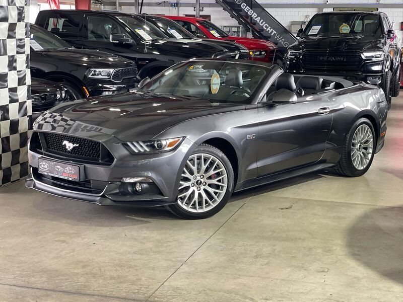 Magneticgrau (metallic) Gebraucht 2018 Ford Mustang GT Cabrio | 39.650 € (Guter Preis) - Bild 1/4