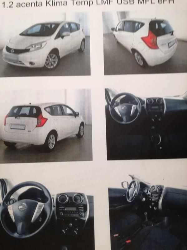 Gebraucht Nissan Note Acenta 80 PS (58 kW) 2013 Weiß Kleinwagen