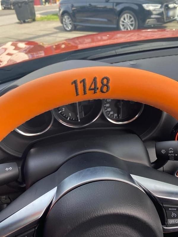Usata Mazda MX5 184 CV (135 kW) 2019 Arancione Cabrio