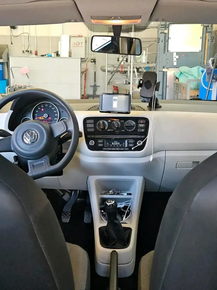 Gebraucht VW up! move up! 60 PS (44 kW) 2011 Schwarz Kleinwagen