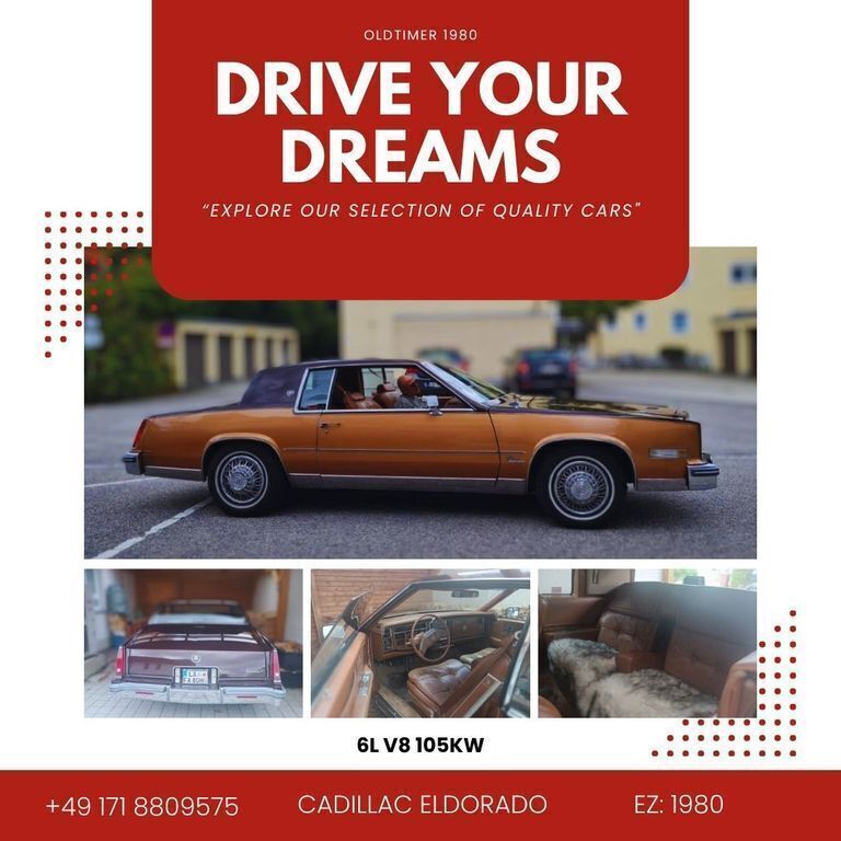 Gebraucht Cadillac Eldorado 105 PS (77 kW) 1980 Beige Coupé