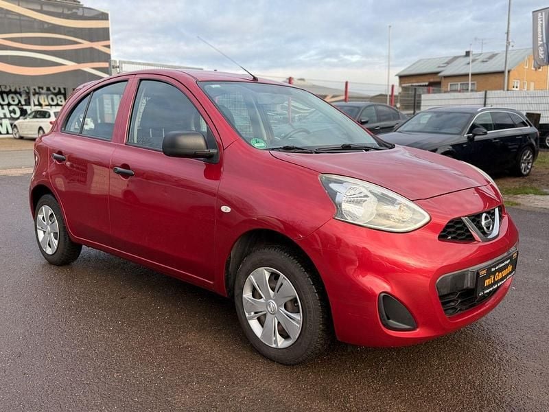 Gebraucht Nissan Micra Visia 80 PS (58 kW) 2016 Rot Kleinwagen