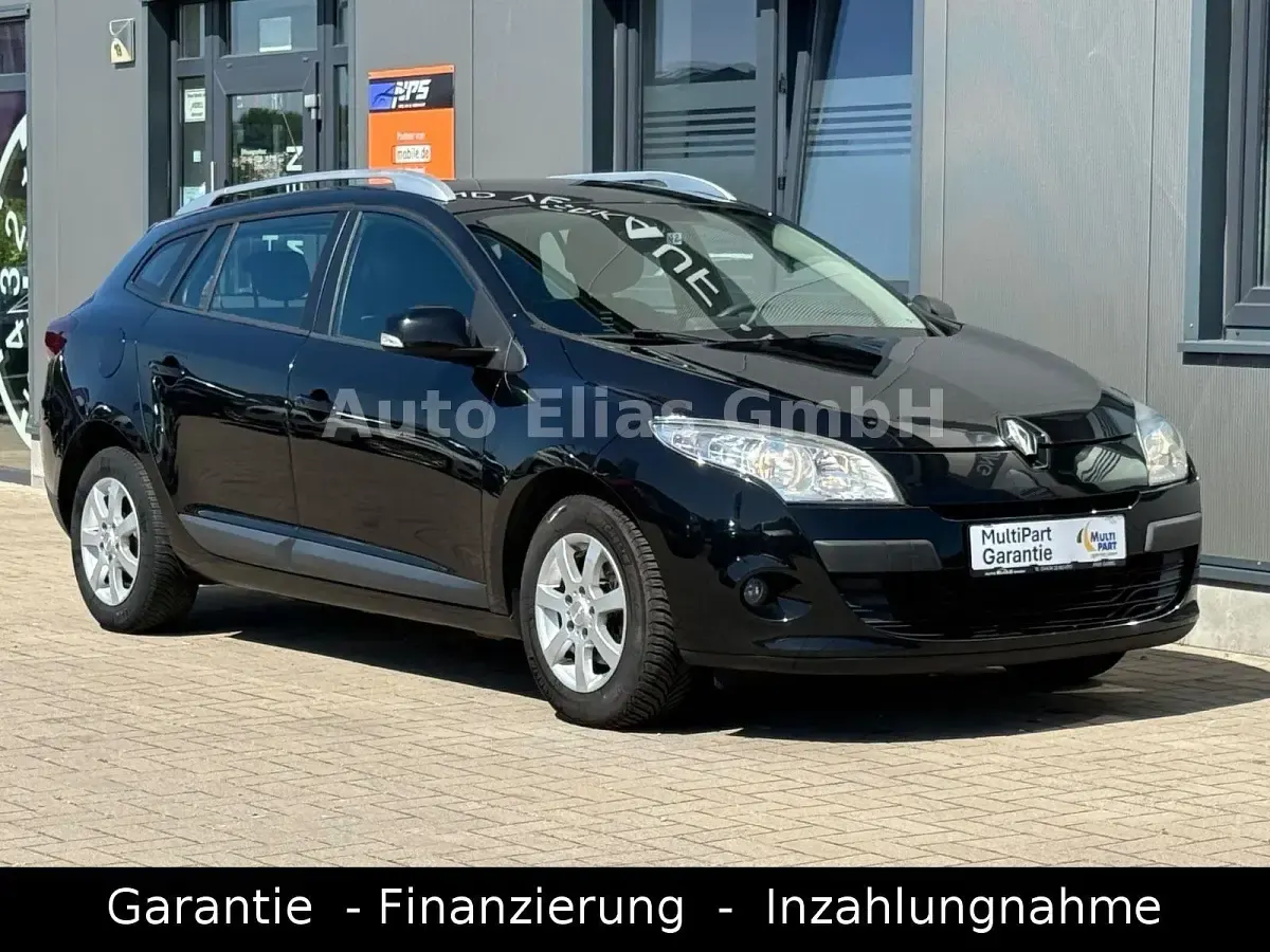 Gebraucht Renault Mégane GrandTour Expression 90 PS (66 kW) 2012 Schwarz Kombi