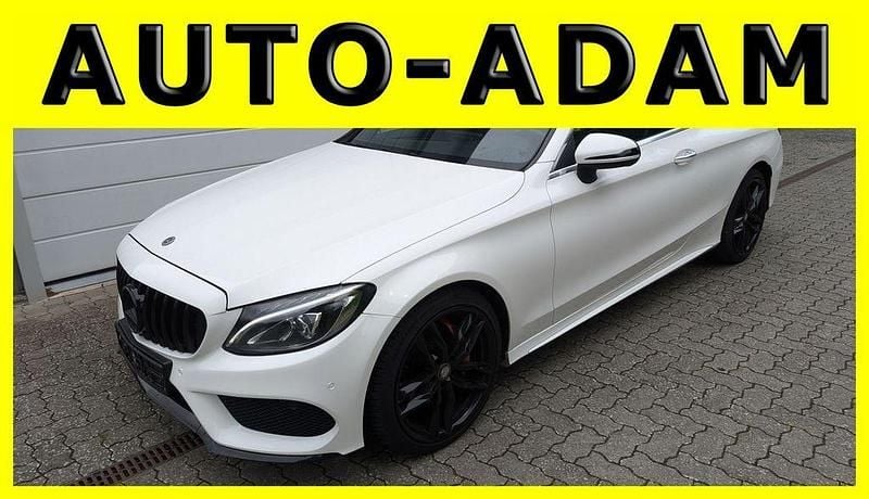 Weiß Gebraucht 2016 Mercedes C220 AMG line Coupé | 16.400 € (Guter Preis) - Bild 1/4
