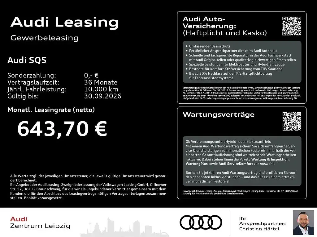 Gebraucht Audi SQ5 Sport 367 PS (269 kW) 2025 Schwarz SUV