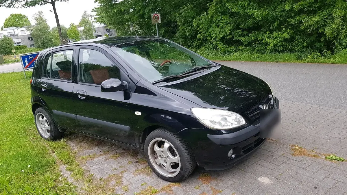 Gebraucht Hyundai Getz 66 PS (48 kW) 2007 Schwarz Kleinwagen