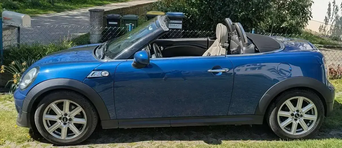 Gebraucht Mini Cooper S Cabriolet 184 PS (135 kW) 2014 Blau Cabrio