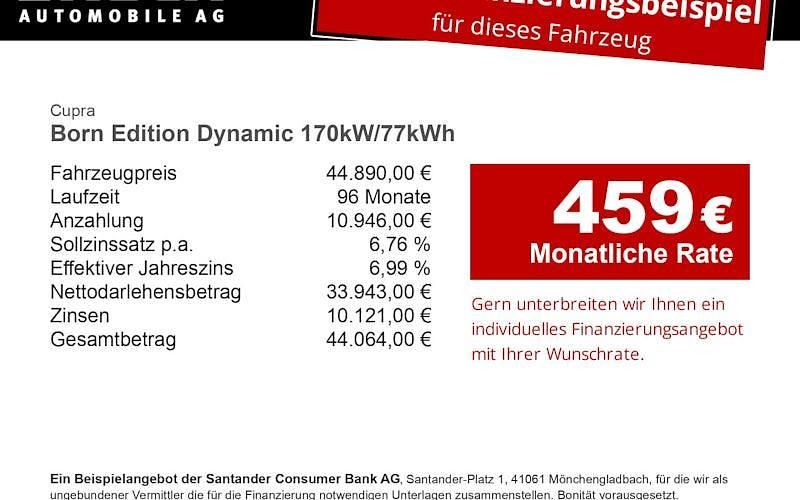 Neu Cupra Born 169 kW (231 PS) 2026 Schwarz Kleinwagen