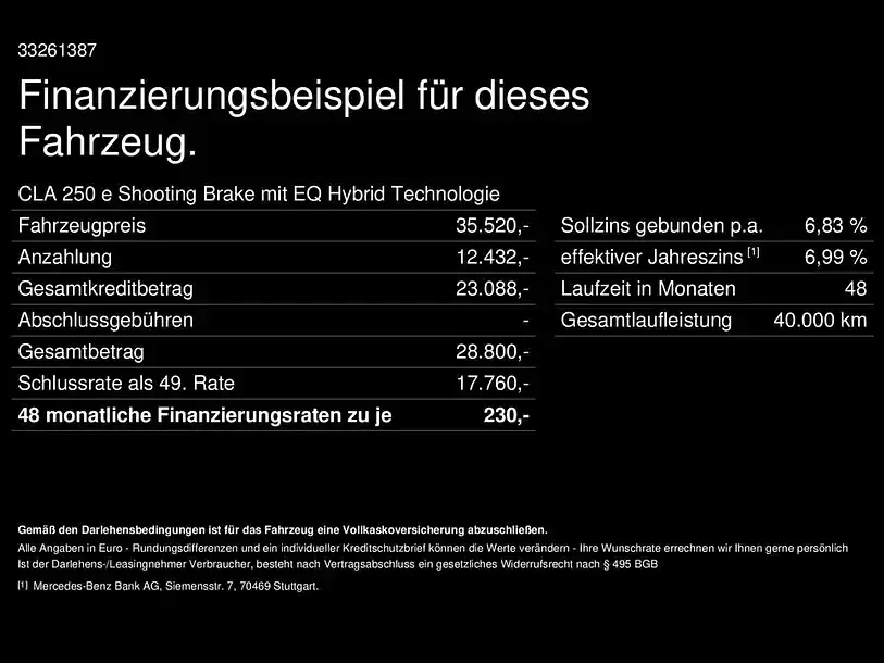 Gebraucht Mercedes CLA250e AMG 218 PS (160 kW) 2025 Andere Coupé
