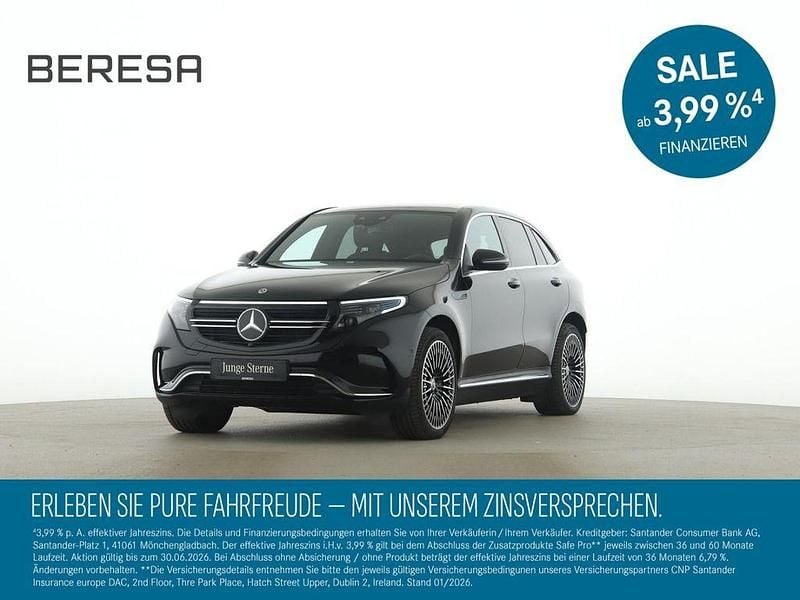 Schwarz Gebraucht 2022 Mercedes EQC400 AMG SUV | 38.830 € (Fairer Preis) - Bild 1/4