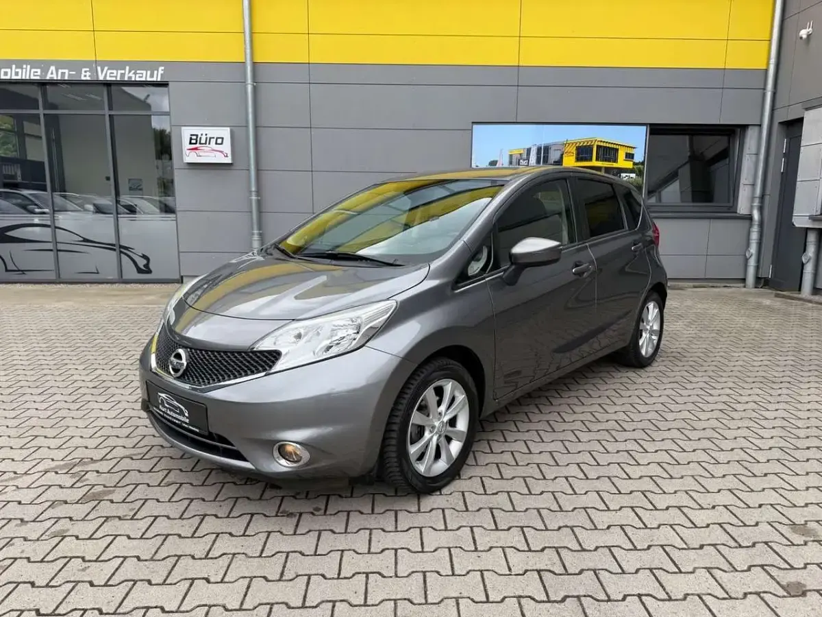 Gebraucht Nissan Note Visia 98 PS (72 kW) 2015 Grau Kleinwagen