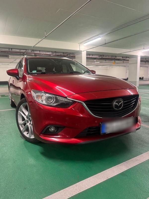 Rot Gebraucht 2013 Mazda 6 Sports-Line Kombi | 7.600 € (Guter Preis) - Bild 1/4