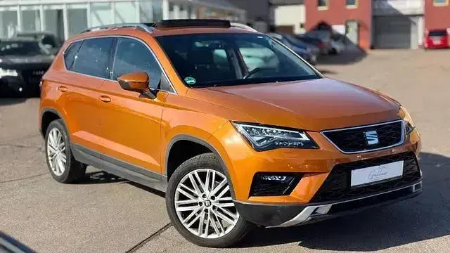Używany Seat Ateca XCELLENCE 150 KM (110 kW) 2018 Pomarańczowy SUV