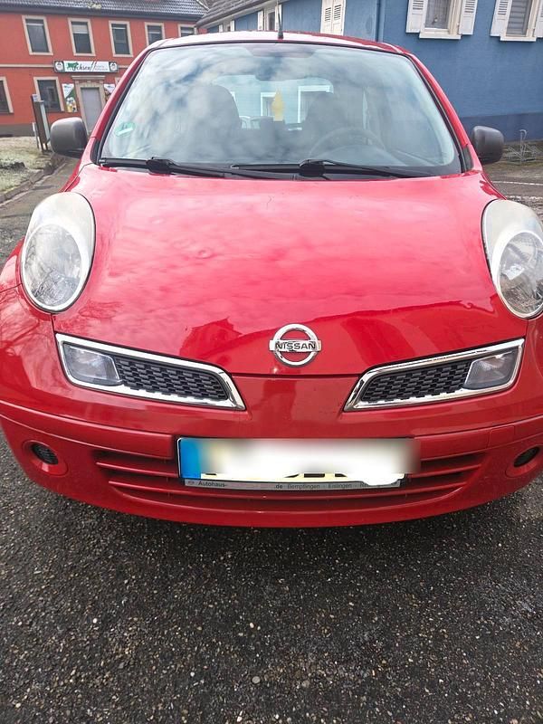 Gebraucht Nissan Micra 65 PS (47 kW) 2009 Rot Kleinwagen
