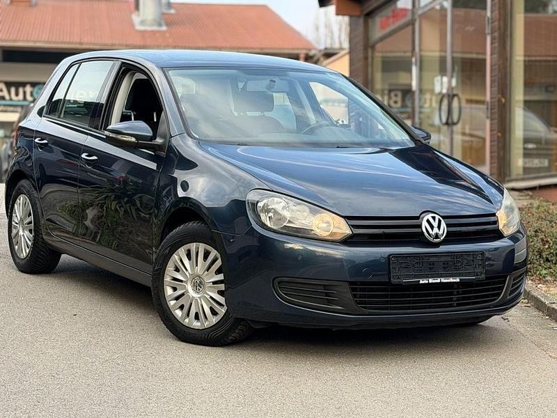 Gebraucht VW Golf VI Trendline 80 PS (58 kW) 2010 Blau Kleinwagen