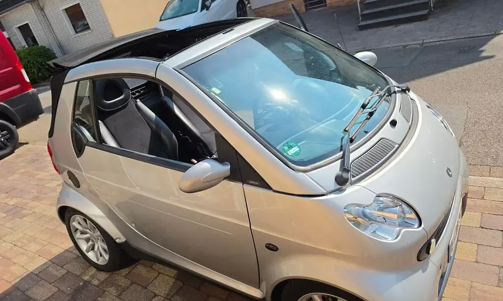 Gebraucht Smart ForTwo Cabrio Passion 61 PS (44 kW) 2003 Silber Cabrio