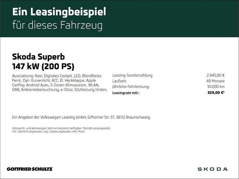 Schwarz Gebraucht 2023 Skoda Superb Style Kombi | 29.550 € (Guter Preis) - Bild 1/1