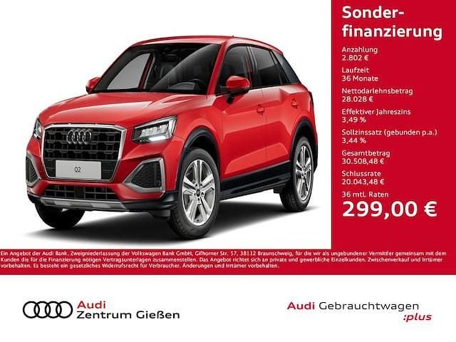 Gebraucht Audi Q2 Advanced Plus 150 PS (110 kW) 2024 Progressivrot metallic SUV