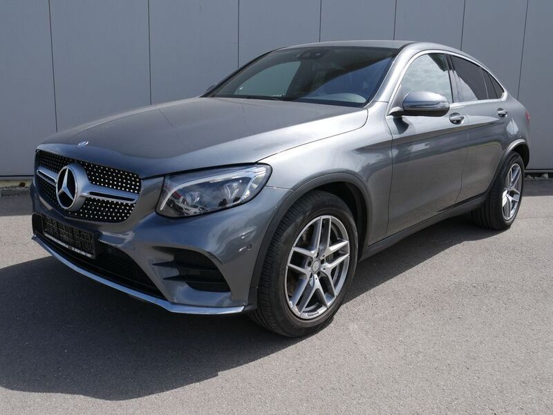 Selenitgrau metalliclack Gebraucht 2016 Mercedes GLC250 AMG line Coupé | 27.990 € (Fairer Preis) - Bild 1/4