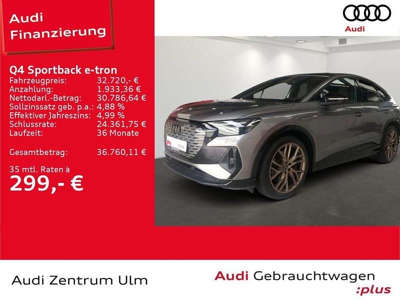 Taifungrau metallic (metallic) Gebraucht 2022 Audi e-tron S-Line SUV | 31.920 € (Superpreis) - Bild 1/4