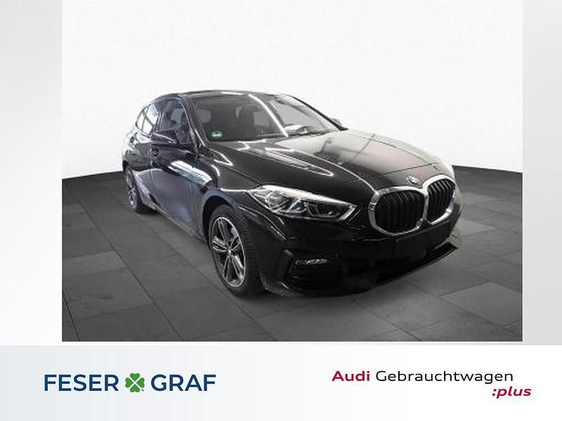 Schwarz Gebraucht 2019 BMW 118 Sport Line Kleinwagen | 20.988 € (Fairer Preis) - Bild 1/4