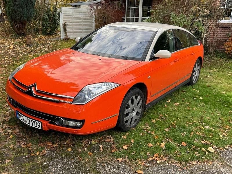 Orange Gebraucht 2006 Citroën C6 Limousine | 6.200 € (Fairer Preis) - Bild 1/4