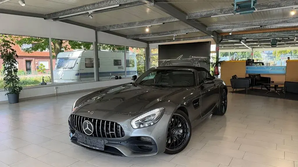Gebraucht Mercedes AMG GT AMG 476 PS (350 kW) 2018 Selenitgrau Cabrio