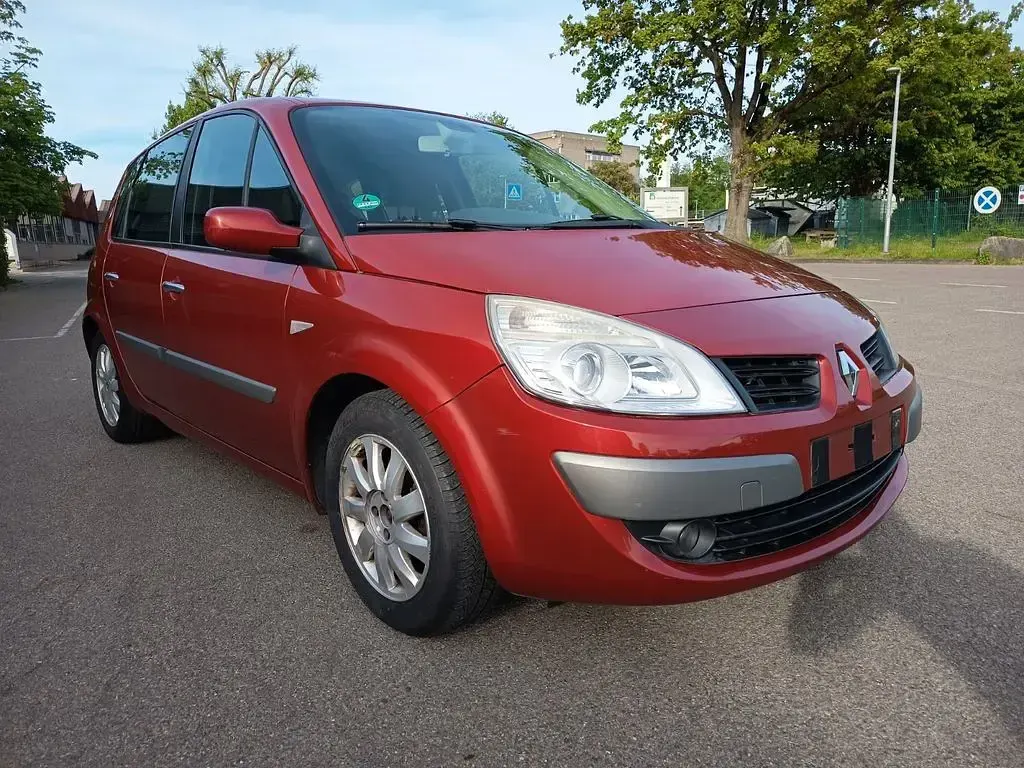 Gebraucht Renault Scénic II Dynamique 135 PS (99 kW) 2006 Rot Van / Kleinbus