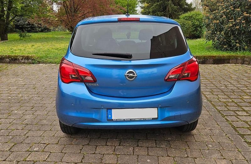 Gebraucht Opel Corsa drive 90 PS (66 kW) 2016 Blau Kleinwagen