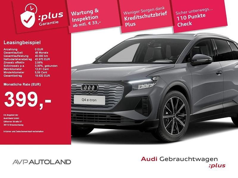 Kieselgrau Gebraucht 2025 Audi Q4 e-tron S-Line SUV | 42.960 € (Teuer) - Bild 1/4