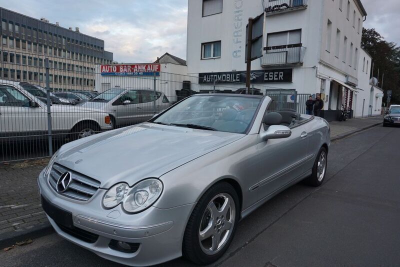 Silber metallic Gebraucht 2006 Mercedes CLK280 Cabrio | 7.999 € (Superpreis) - Bild 1/4