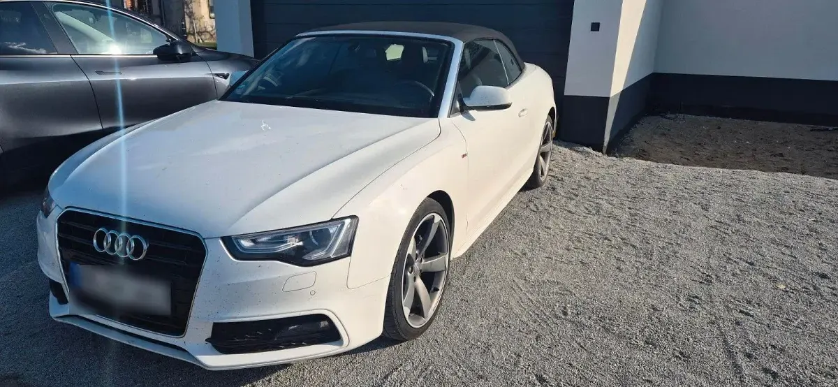 Usata Audi A5 Cabriolet S-Line 177 CV (130 kW) 2016 Bianco Cabrio